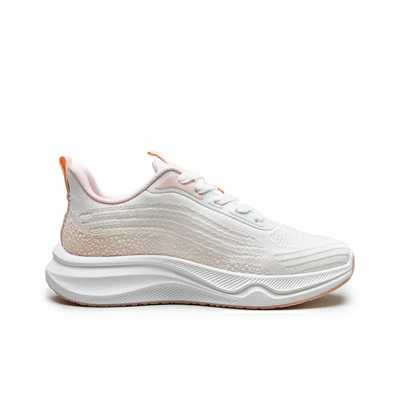 Warrior Low Top Casual Running Shoes Women's White Pink Red-1