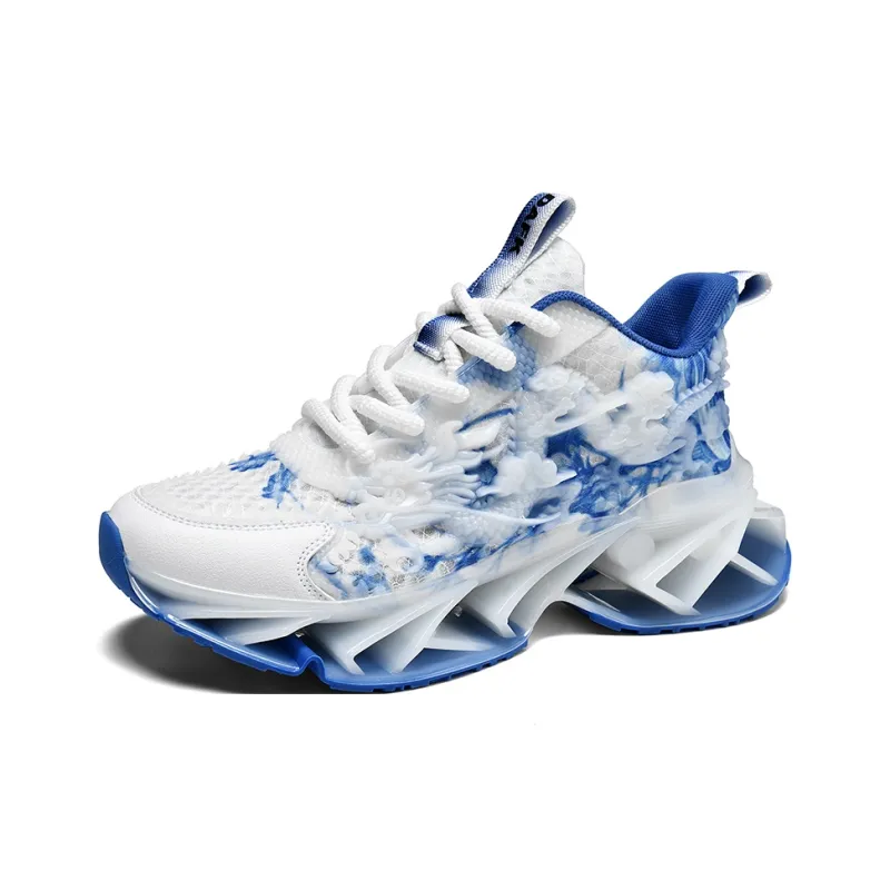 MABEL&CO Cushioned Wear-Resistant Breathable Rebound Low-Top Running Shoes Men's-1