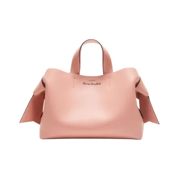 Acne Studios Musubi Calfskin Tote Bag Shopping Bag Shoulder Bag Crossbody Bag Handbag Medium Size Women's Pink Orange