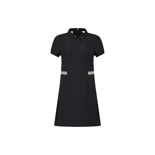 FILA Short-Sleeved Dresses Women's Pitch Black