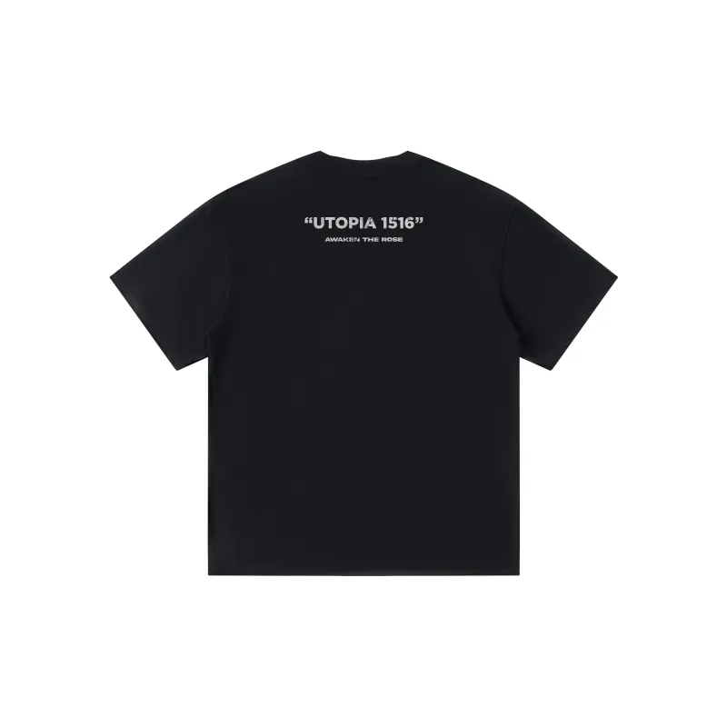 AWAKEN THE ROSE T Shirt Unisex Black-1