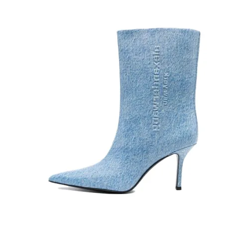 alexander wang Delphine 90mm Denim Boots