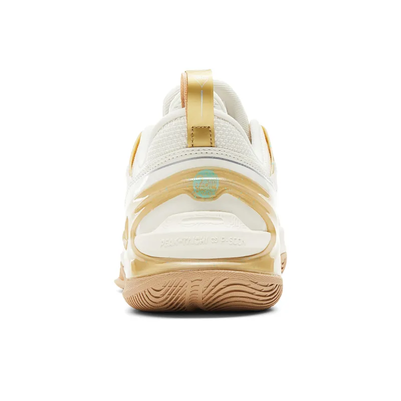 PEAK Agile 2.0 Basketball Shoes Men Low Top Canvas White-5