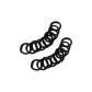 Bold Hair Tie Black 20 Pcs (2 Boxes)