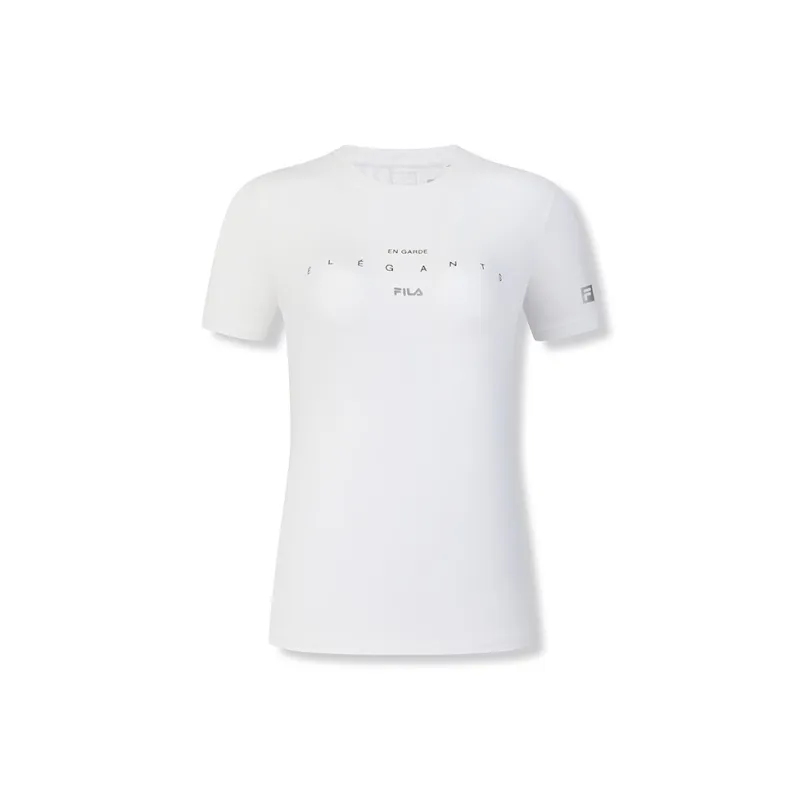 FILA T Shirt Women's Jade White-2