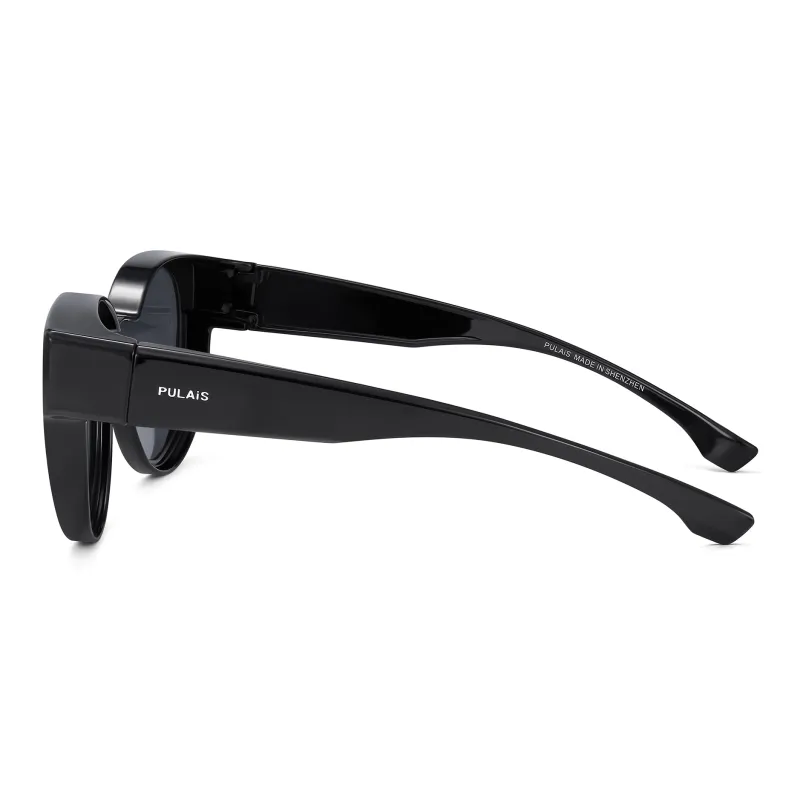 PULAIS TR/Memory Plastic Oval Sunglasses Women's-4
