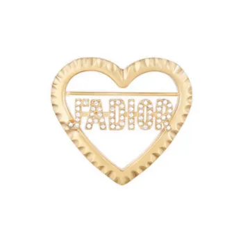DIOR J'ADIOR Brooches Women's Gold