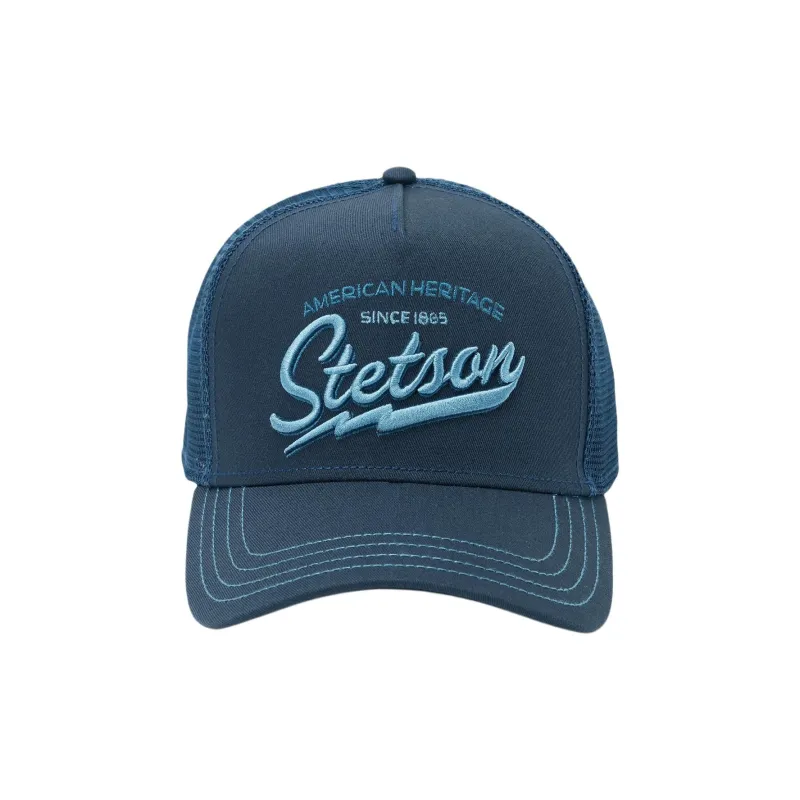 STETSON Cotton Baseball Caps Unisex Marine Blue-1