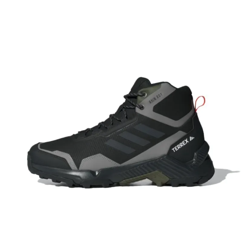 Adidas Terrex Eastrail 2.0 Anti Slip Wear Resistant Mid Top Trekking Shoes Men's Black Gray Color-0