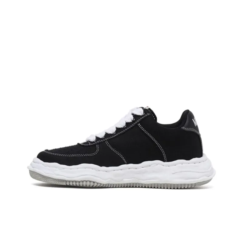 MIHARA YASUHIRO Wayne Low-Top Skateboard Shoes Unisex Black-0