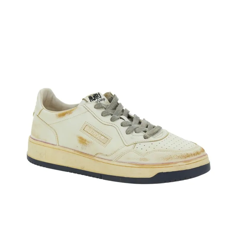 AUTRY Super Vintage Skateboard Shoes Men's Beige-2