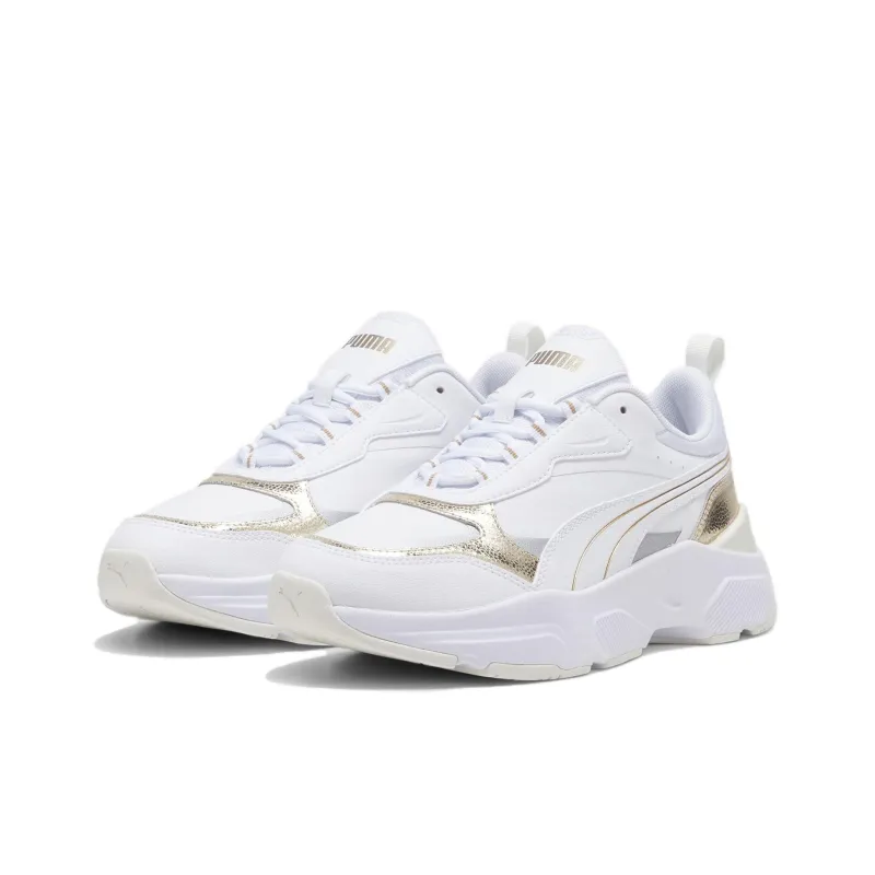 PUMA Cassia Anti-Slip Wear-Resistant Low-Top Casual Running Shoes Women's White-2