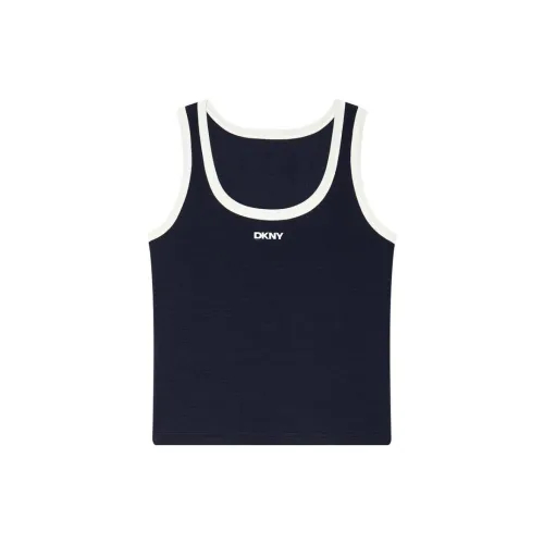 DKNY Tank Tops Women's Navy Blue Multicolor