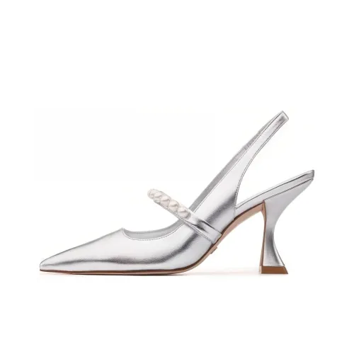 Stuart Weitzman High Heels Women's Dreamy Silver