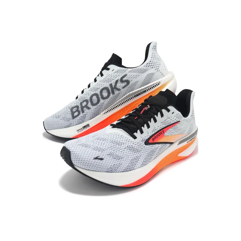 Brooks Hyperion Anti Slip Wear Resistant Low Top Marathon Running Shoes Men's Blue Red Black-2