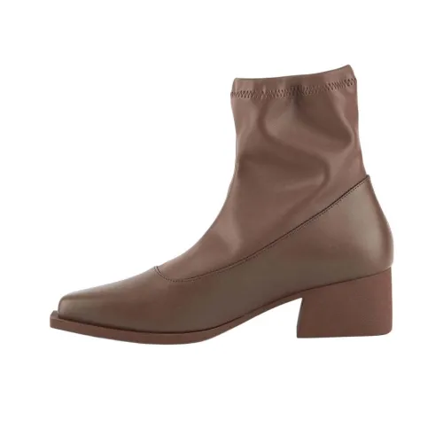 Issey Miyake X UNITED NUDE Ankle Boots Women's Brown