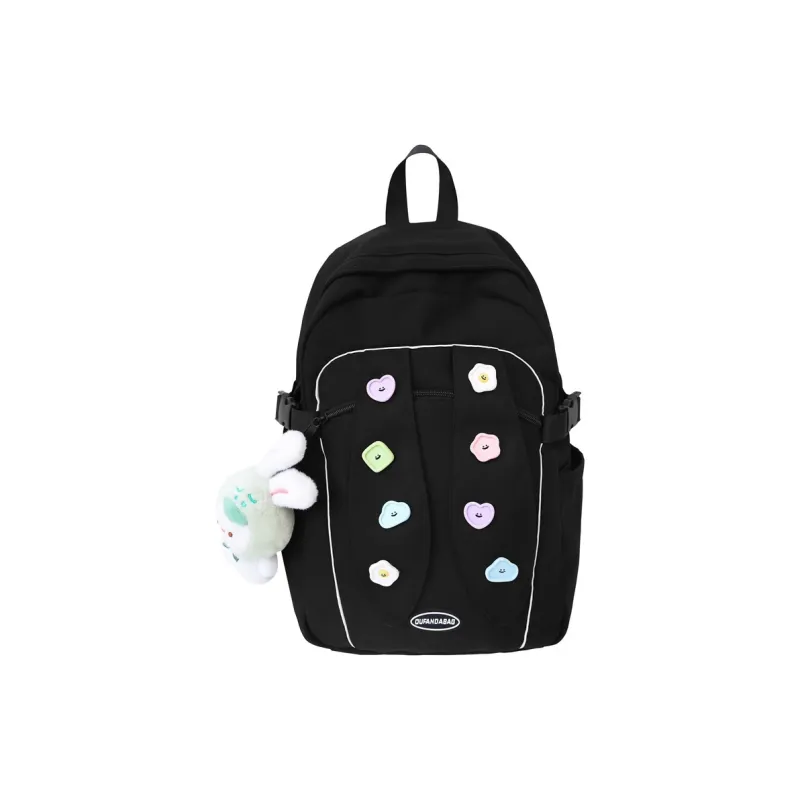 Huangmu Nylon Student Backpack Computer Backpack Regular Women's Multicolor-0