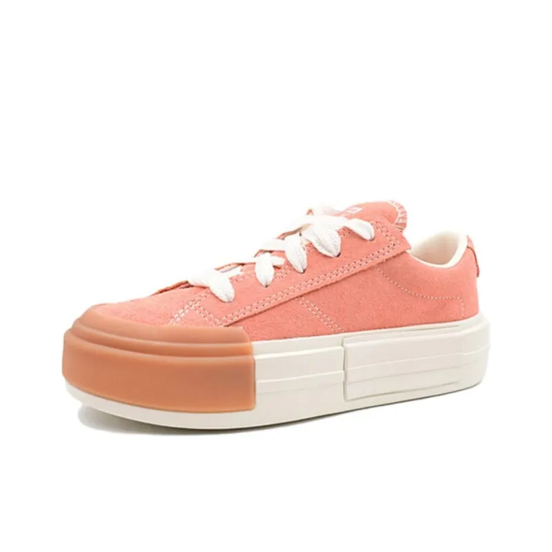 Converse Slip Resistant Low Top Skateboard Shoes Unisex Red White-2