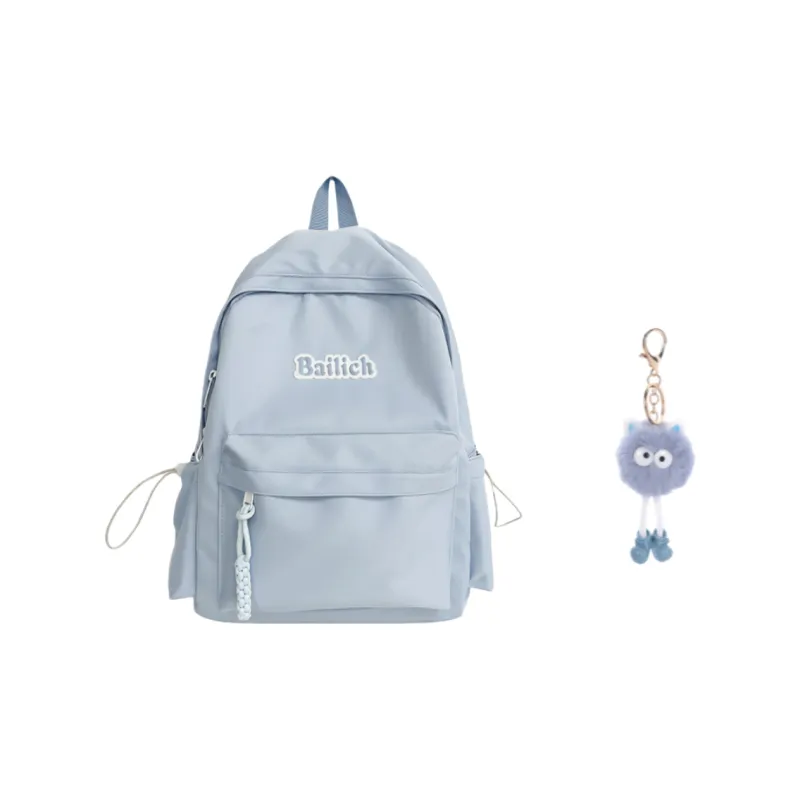KAMLUI Composite Cloth Backpack Regular Unisex Pink/Black/Light Blue/Green/Ecru-14