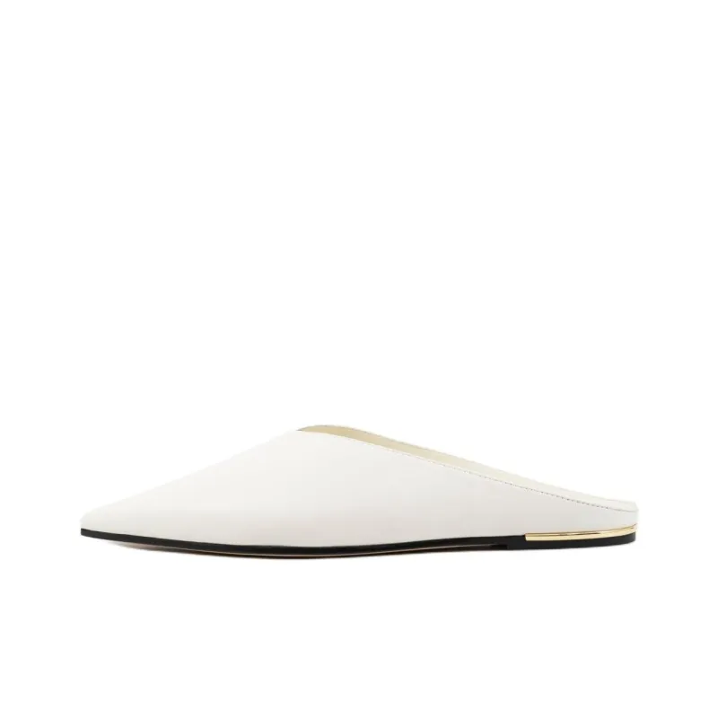 STUDIO AMELIA Wrap-toe Slippers Women's White-0