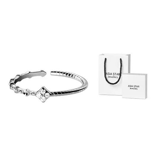 Asia Star S925 Silver Rings Women's-3