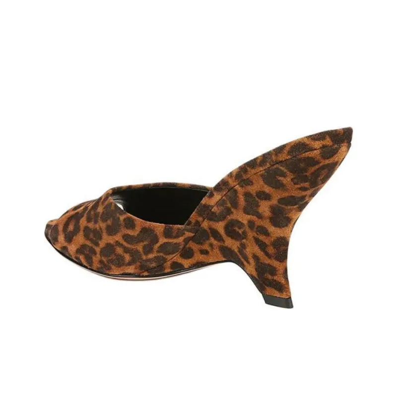 VERONICA BEARD Slide Slippers 7cm Women's Brown-2