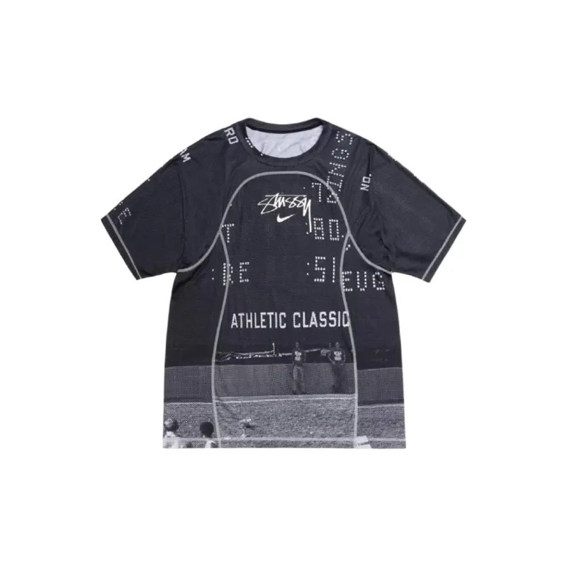 Nike Stussy T-shirt Unisex Black L