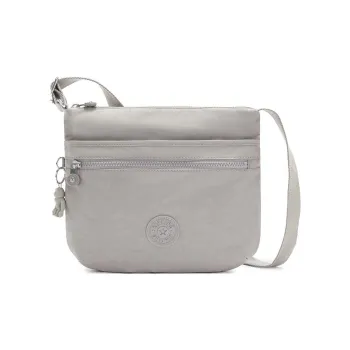 Kipling Polyamide Shoulder Bag Crossbody Bag Medium Size Unisex Gray