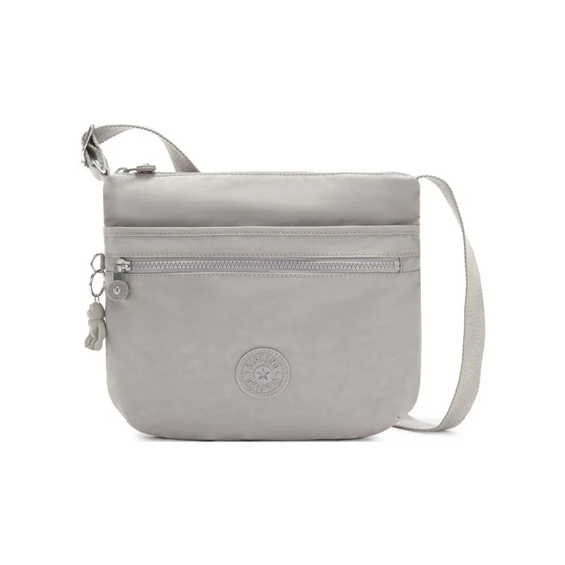 Kipling Polyamide Shoulder Bag Crossbody Bag Medium Size Unisex Gray-0