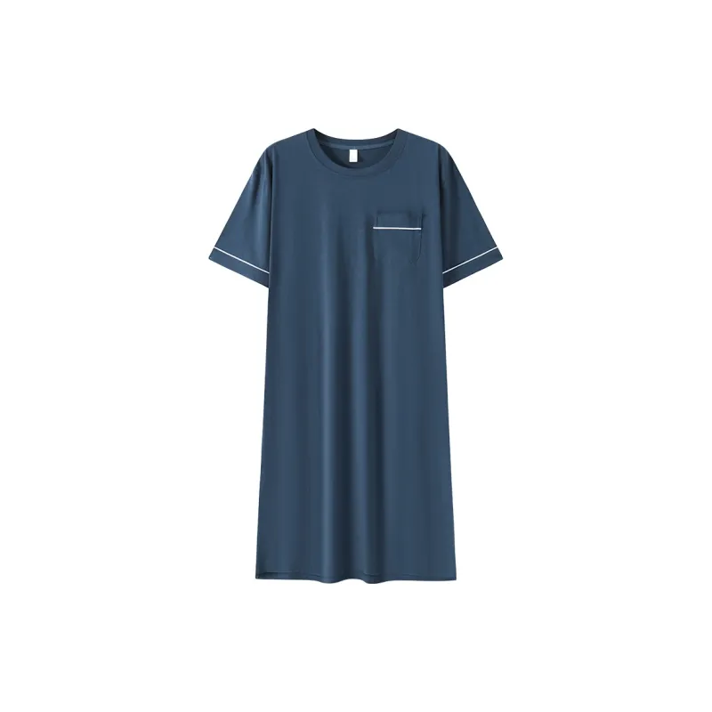 Cotton Gene Men Nightgowns-2