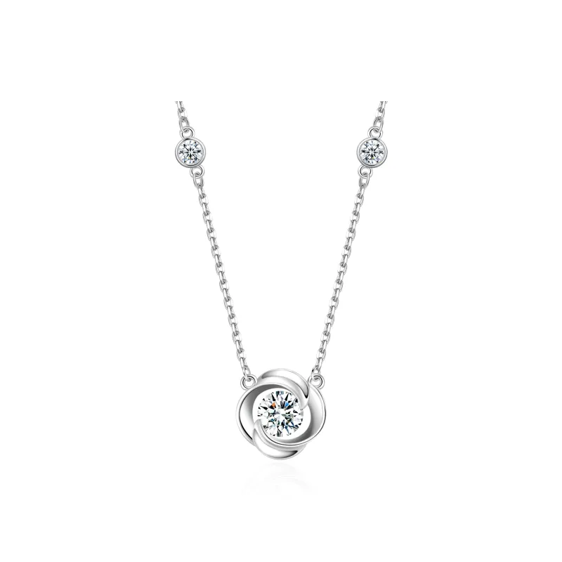 ZSY Sterling Silver Necklaces Women's Silver-0
