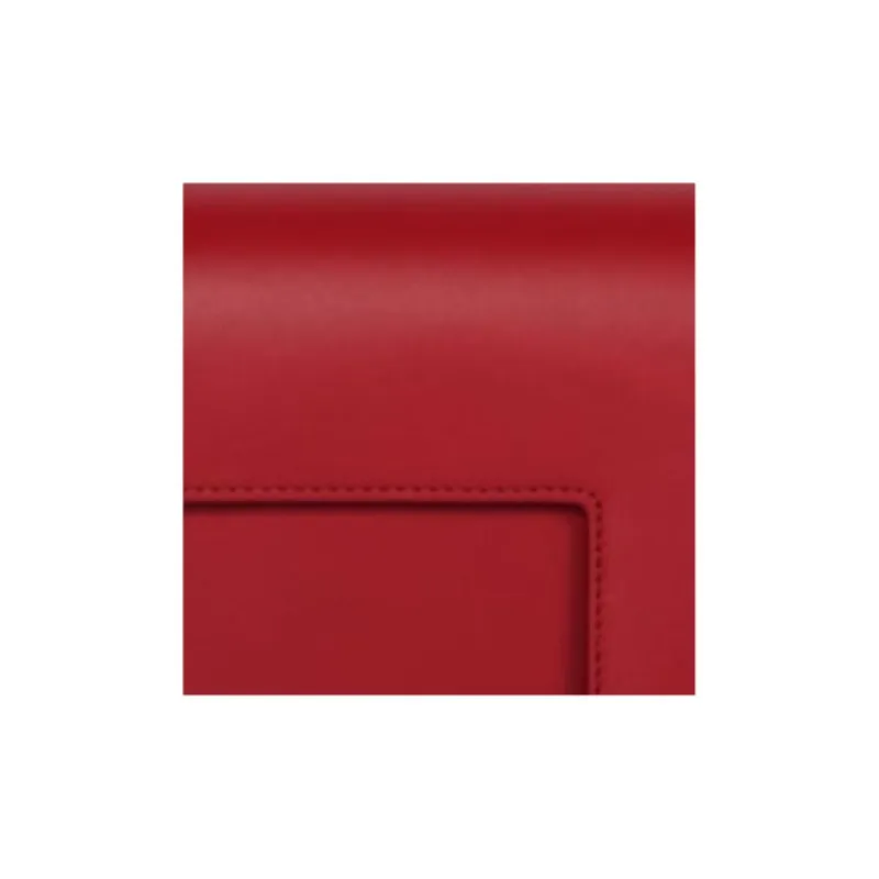 Patou Calfskin Crossbody Bag Shoulder Bag Women's Red-2