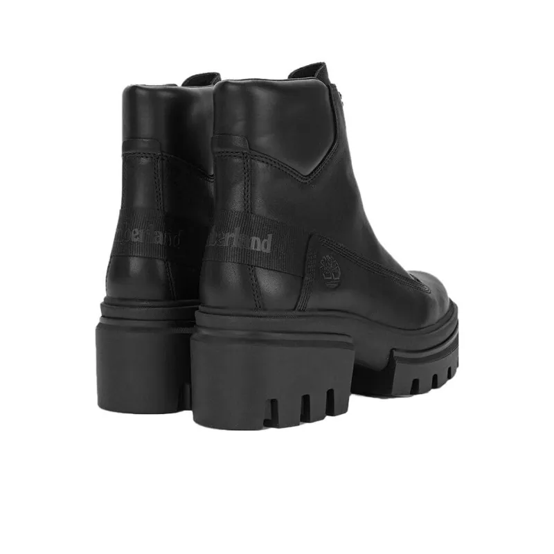 Timberland Everleigh Front Zip Boot 'Black Nubuck' Women's-3