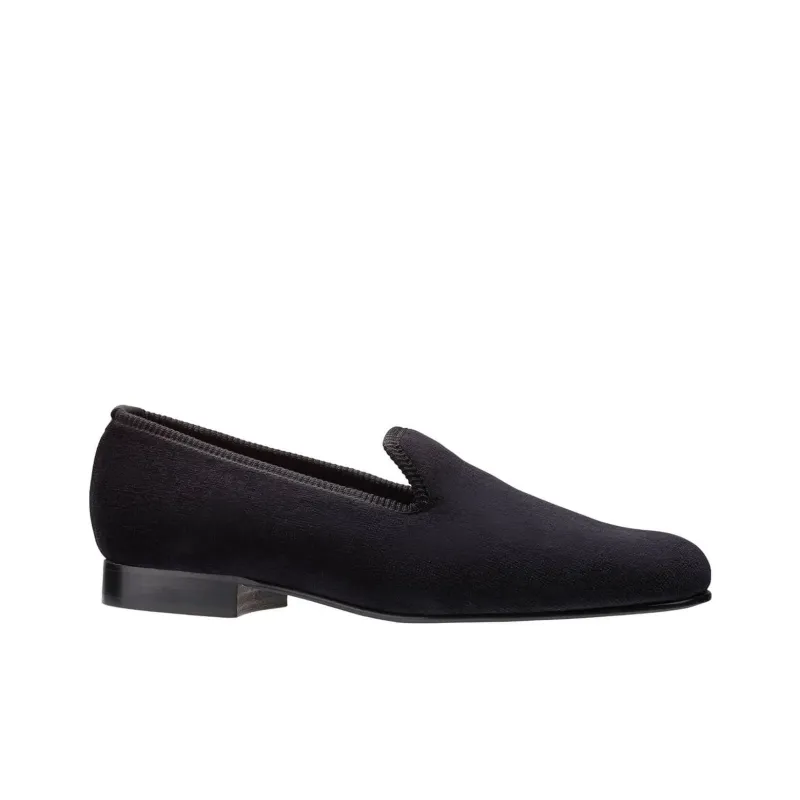 CROCKETT & JONES Albert Loafers Men's Black-1