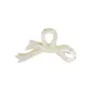 White Pearl Bowknot Claw Clip