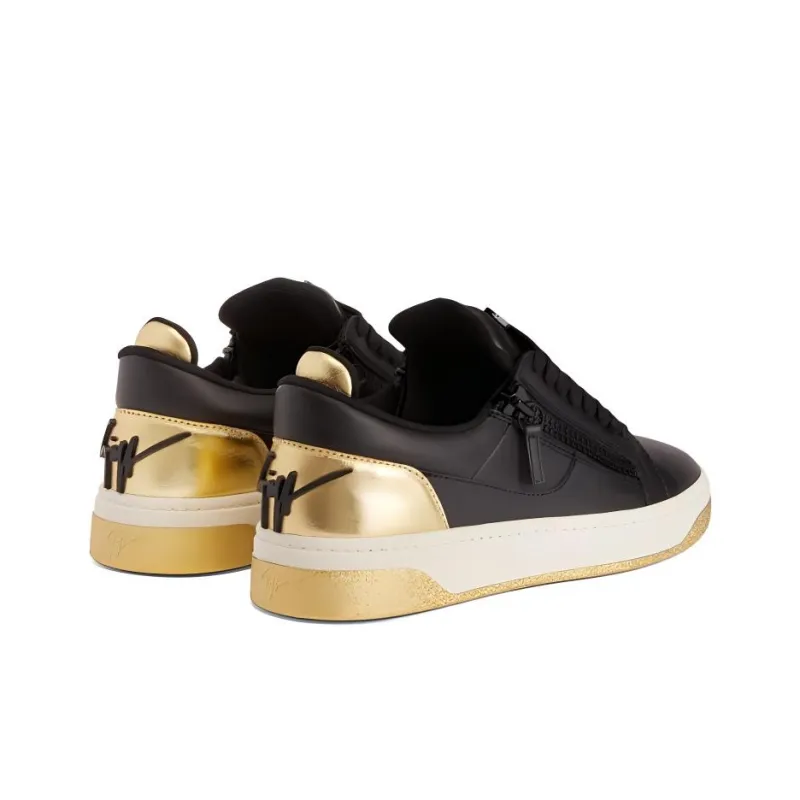 Giuseppe Zanotti GZ94 Branded counter Leather Sneakers-4