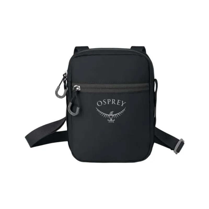 OSPREY Recycled Polyester Shoulder Bag, Crossbody Bag Regular Unisex Black-0