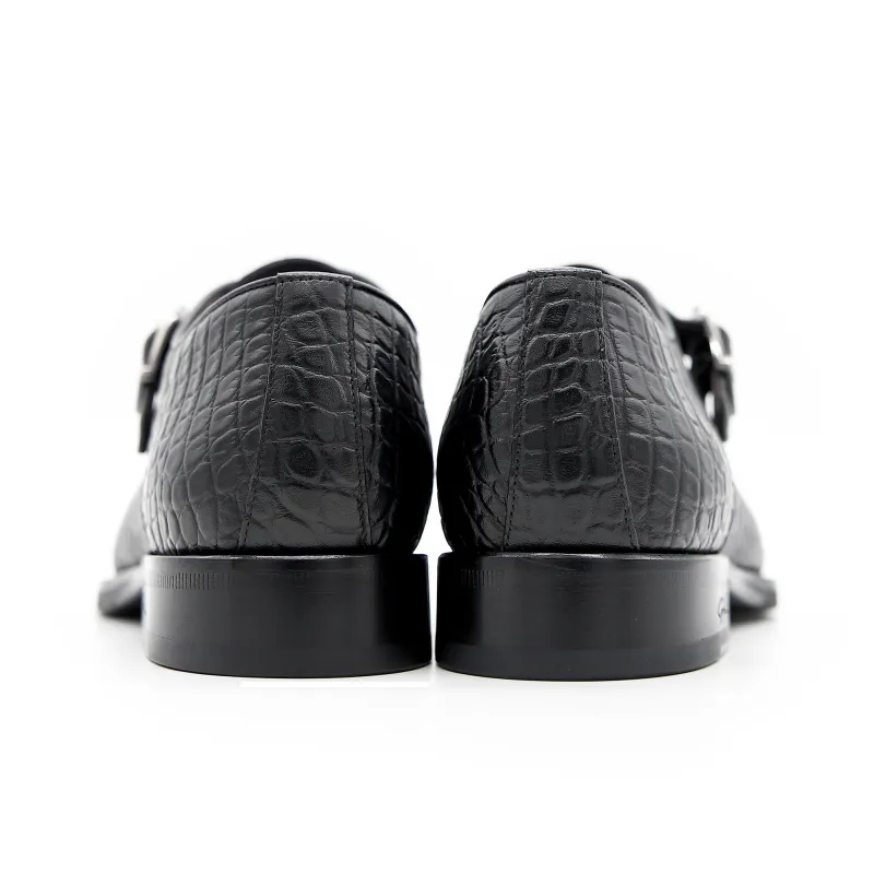 Satchi Business Formal Casual Leather Shoes Men's Black-4