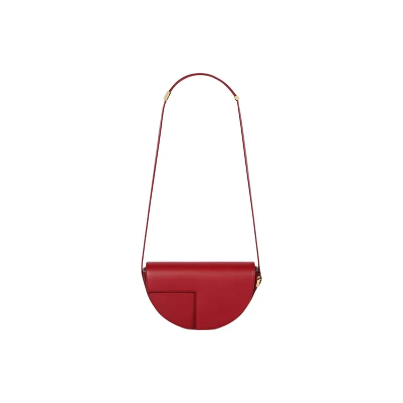 Patou Calfskin Crossbody Bag Shoulder Bag Women's Red-0