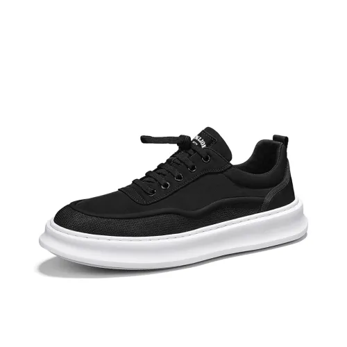 Tonlion Running Shoes Men Low-Top Black