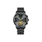 Black Case Black Dial Black Steel Band
