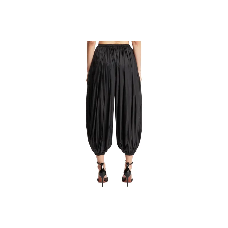 Alaia Ballon Pleated Cropped Pants-2