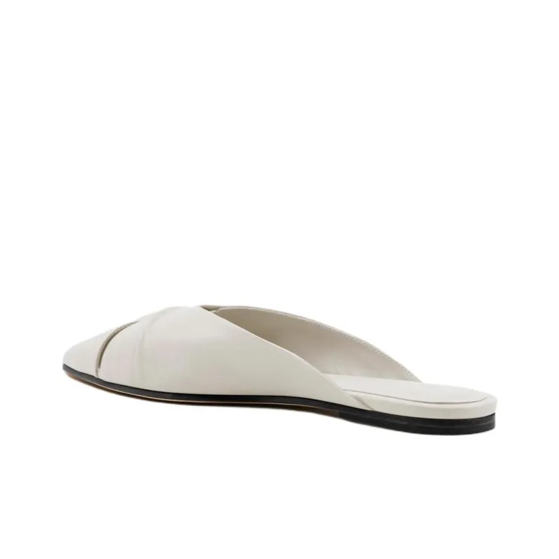 STUDIO AMELIA Wrap-toe Slippers Women's White-2
