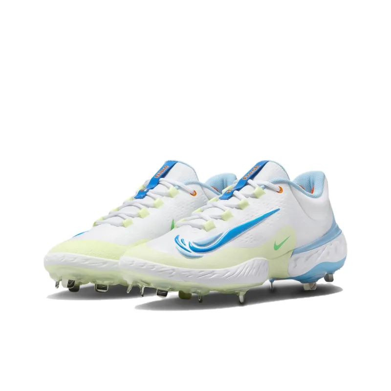 Nike Alpha Huarache Elite 4 Anti Slip Wear Resistant Low Top Training Shoes Unisex White-2