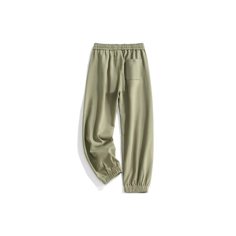 HCHUICHENG Casual Pants Unisex Army Green-8
