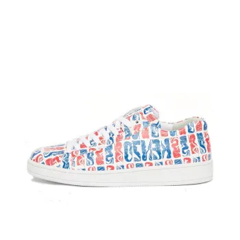 KENZO Mermaids' Tennix Trainers Stylish Skateboarding Shoes Men's Red Blue