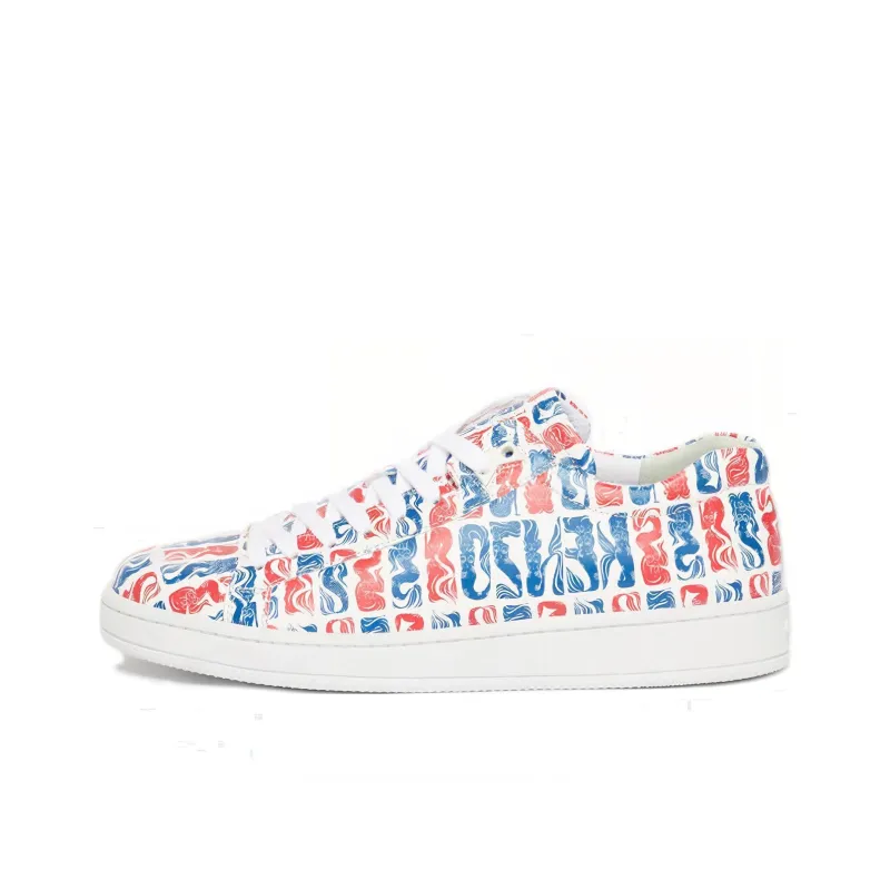 KENZO Mermaids' Tennix Trainers Stylish Skateboarding Shoes Men's Red Blue-0