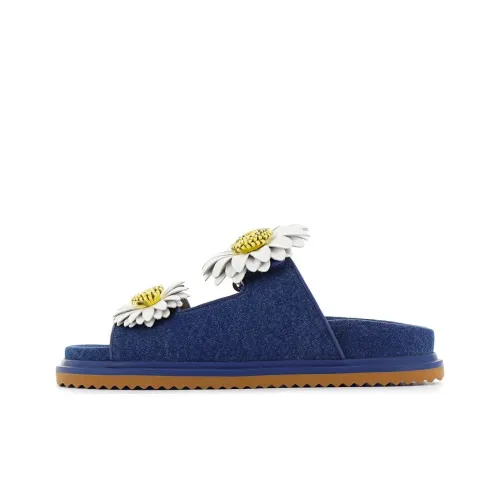 Sophia Webster Slide Slippers Women's Blue