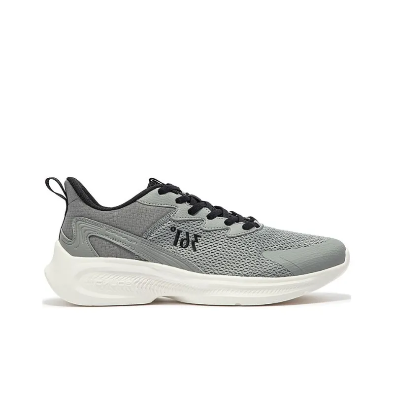 361° Cushioning Lightweight Low Top Running Shoes Men's Gray White Black-1