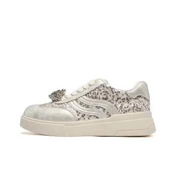 ST&SAT Low Top Casual Shoes Women's Light Gold